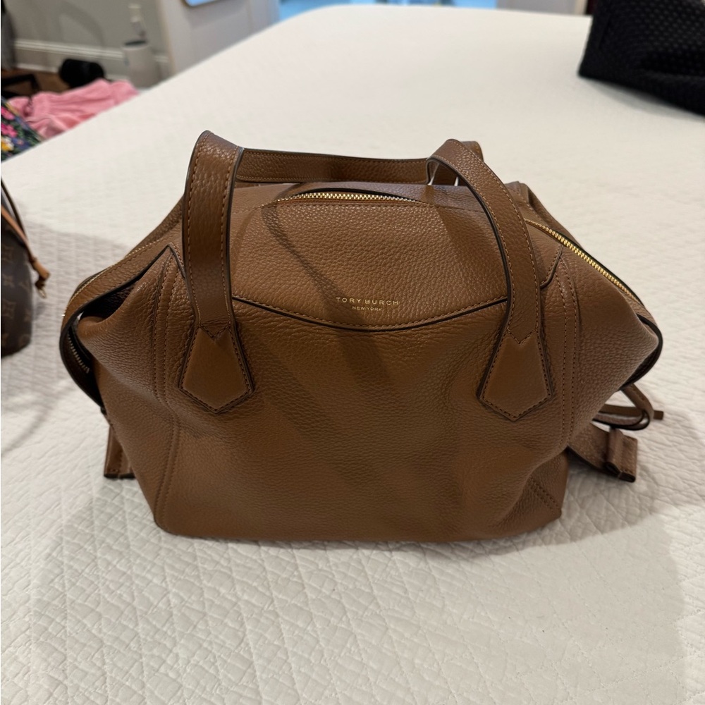 Tory Burch Tan Leather Satchel